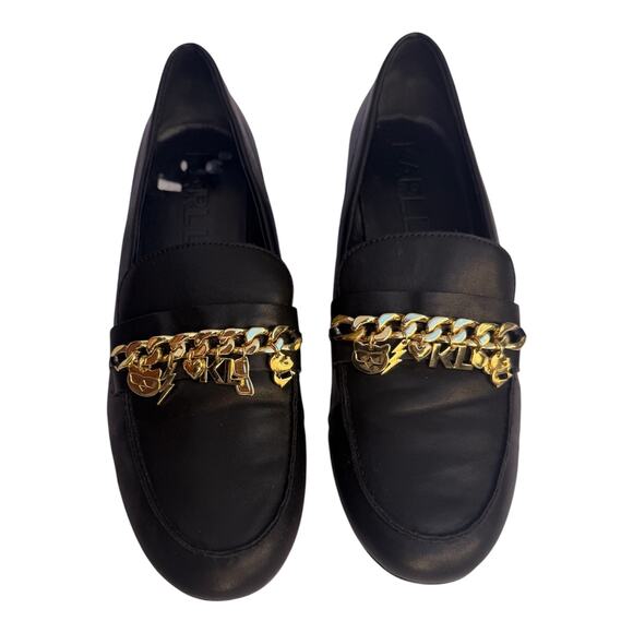 Karl Lagerfeld Shoes - Karl Lagerfeld Black Loafers